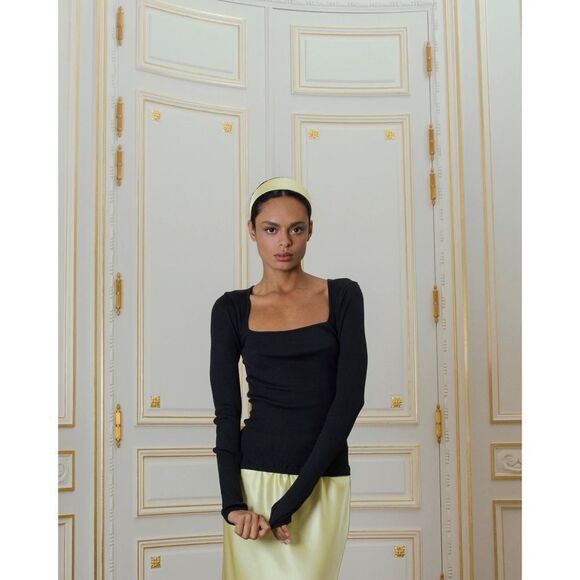 opera sport Tops - New Opera Sport rose top in black recycled silk small / medium
